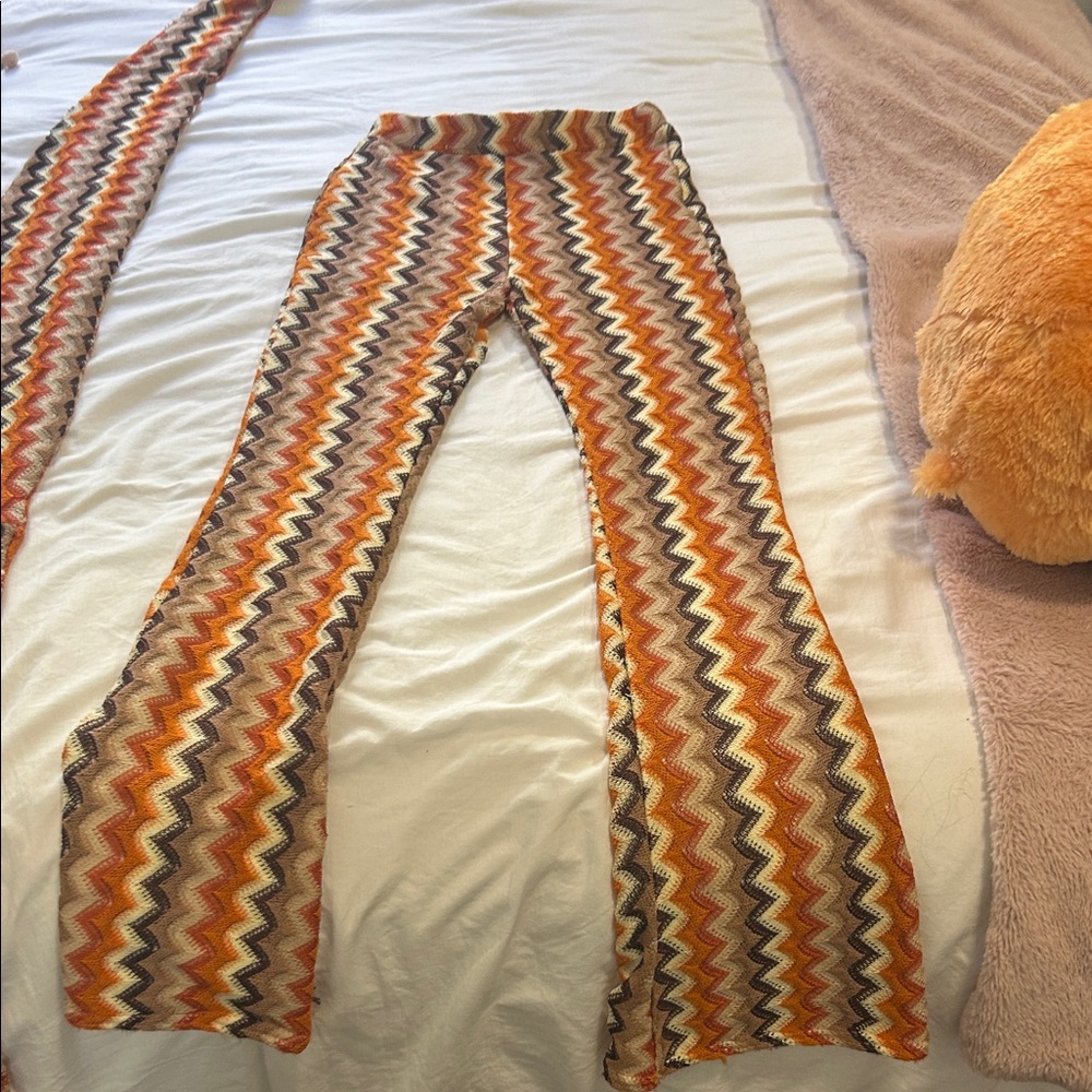 Princess Polly Multicolor Zigzag Flare Pants